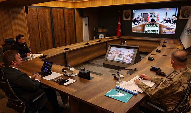 Erzincan'da yeni yıl tedbirleri VKS toplantısında ele alındı