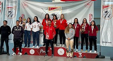 Erzurum ETÜ Atıcılık takımı Mersin'de birinci oldu