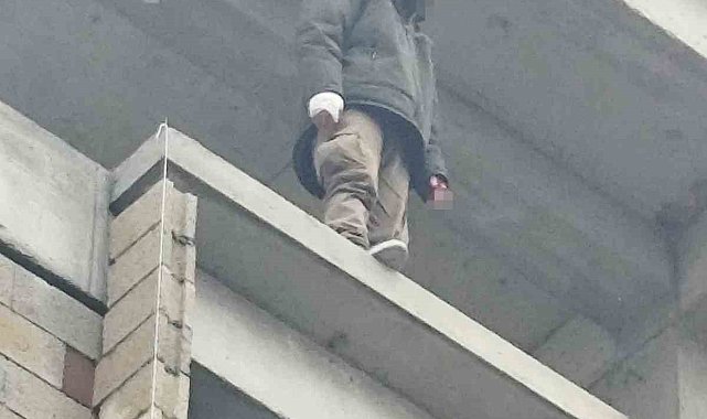 Erzurum Horasan'da intihar girişimi: Ekipler son anda ikna etti