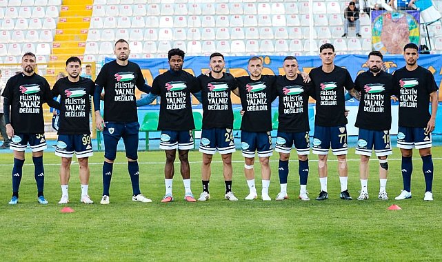Erzurumspor'dan Filistin'e destek çağrısı
