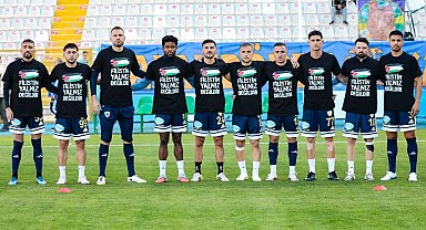 Erzurumspor'dan Filistin'e destek çağrısı