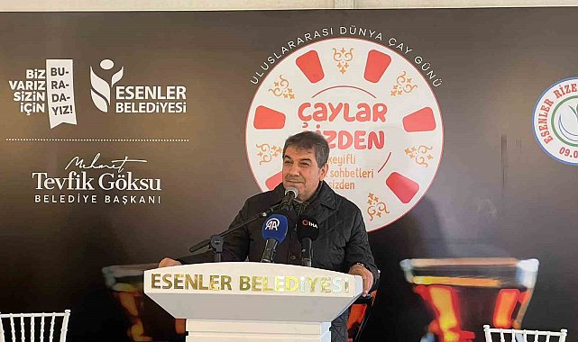 Esenler'de Uluslararası Dünya Çay Günü Coşkusu: Vatandaşlara 55 çeşit çay ikram edildi