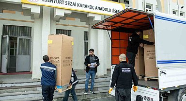 Esenyurt'ta öğrencilere ücretsiz içme suyu desteği