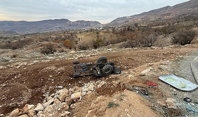 Gabar Dağı'nda traktör devrildi: 13 işçi yaralandı