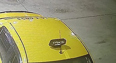 Gasbedilen taksinin yeni görüntüleri ortaya çıktı