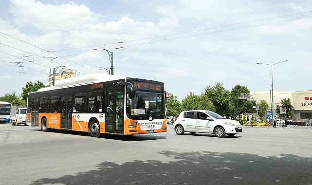 Gaziantep Büyükşehir'e bağlı toplu ulaşım araçları 2 gün ücretsiz