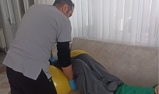 Gaziantep Büyükşehir'den evde fizik tedavi hizmeti