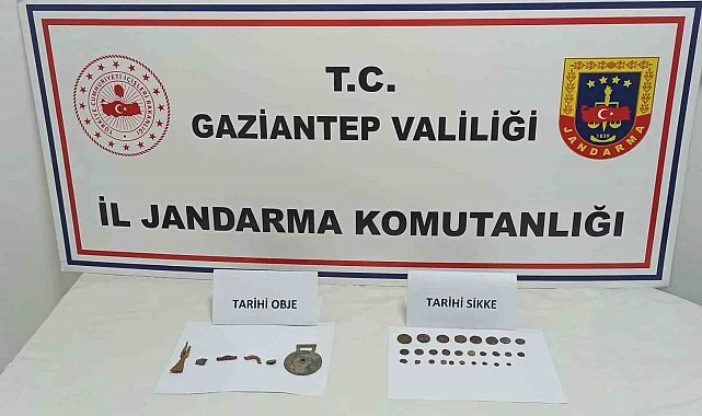 Gaziantep'te 28 adet sikke ele geçirildi: 3 gözaltı