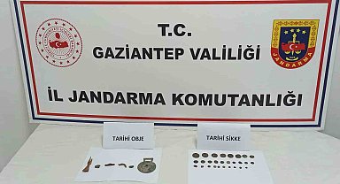 Gaziantep'te 28 adet sikke ele geçirildi: 3 gözaltı