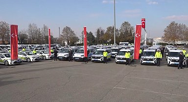 Gaziantep'te emniyet ve jandarmaya 210 yeni araç teslim edildi