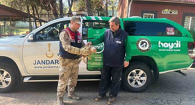 Gaziantep'te yaralı halde bulunan kartal, tedavi altına alındı