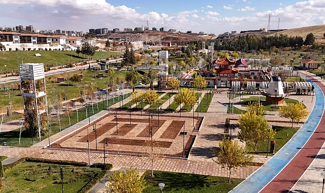 Gaziantep'te Galle Park'a Uluslararası Yeşil Bayrak Ödülü