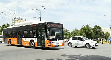 Gaziantep'te toplu ulaşım araçları 2 gün ücretsiz