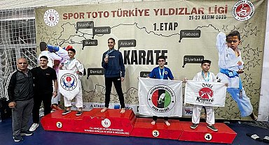 Gaziosmanpaşalı karatecilerden Türkiye Yıldızlar Ligi'nde 14 madalya