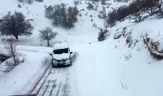 Gercüş'te karda mahsur kalan 5 kişi kurtarıldı