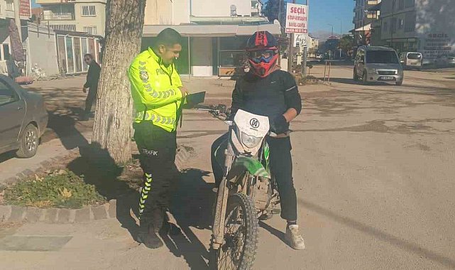 Gölbaşı ilçesinde motosiklet denetimleri devam ediyor