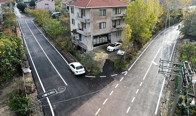 Gölcük'te 150 sokak ve caddede üstyapı seferberliği