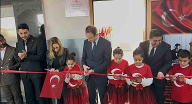 Güçlükonak'ta köy okulunda kütüphane açıldı