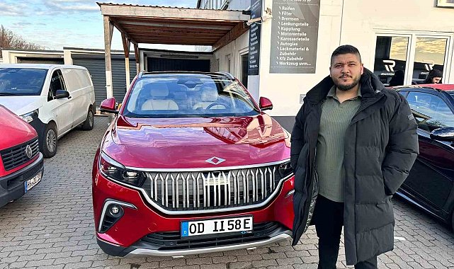 Hamburg'daki ilk Togg T10X'lerden biri trafikteki yerini aldı