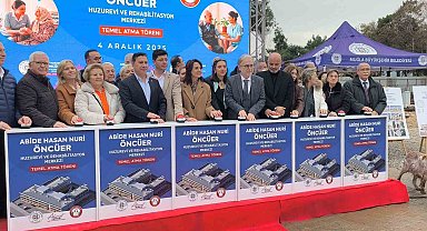 Hasan Nuri ve Abide Öncüer Huzurevi'nin temeli dualarla atıldı