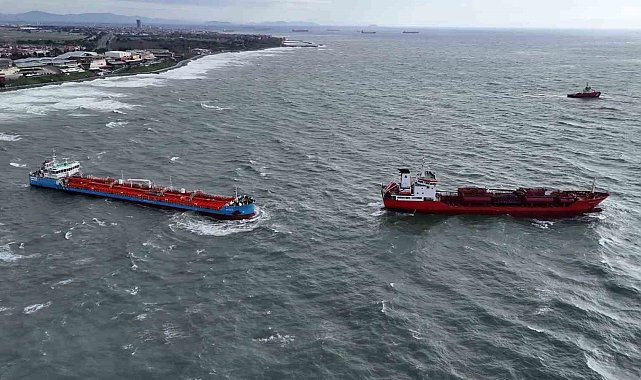 Hava şartları düzeldiğinde karaya oturan gemiyi kurtarma çalışmaları başlayacak
