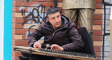 Havaların soğuması sokak sanatına engel olamadı