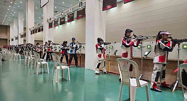 Havalı Silahlar Avrupa Şampiyonası Milli Takım Seçme Yarışmaları Mersin'de sürüyor