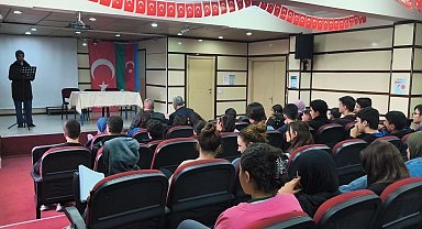 Haydar Aliyev, vefatının 22. yılında Haydar Aliyev Fen Lisesi'nde anıldı