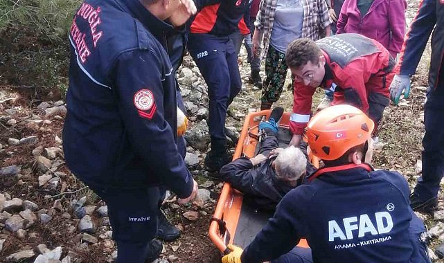 Hayvan otlatırken kayalıklardan düştü