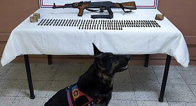 Iğdır'da silah kaçakçılığı operasyonu: Kalaşnikof tüfeği ve 264 fişek ele geçirildi