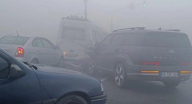 Iğdır'da yoğun sis kazaya neden oldu