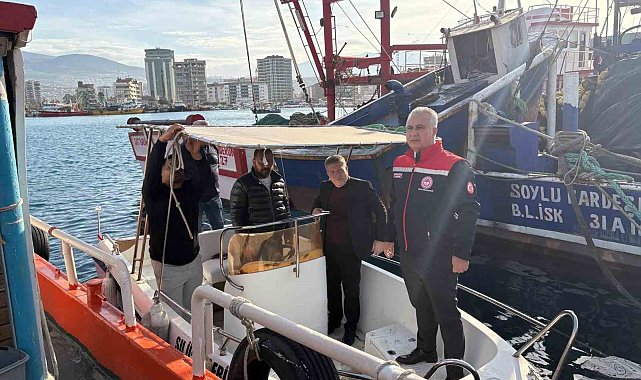 İskenderun balıkçı barınağında denetim gerçekleştirildi