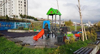 İstanbul Beylikdüzü'ndeki o park yangın sonrası yenilendi