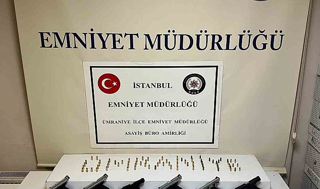 İstanbul'da yasa dışı silah ticareti operasyonu: 1 şüpheli yakalandı