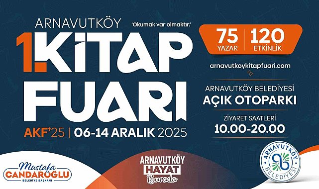 İstanbul'un en kapsamlı kitap fuarı Arnavutköy'de başlıyor