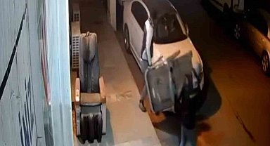 İşyeri önündeki koşu bandı çalındı