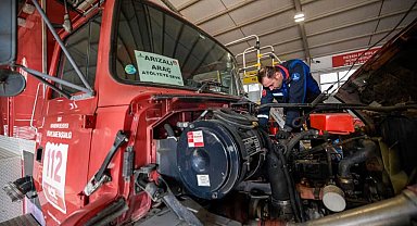 İzmir Büyükşehir'den itfaiye araçlarına güçlü lojistik destek