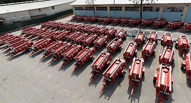 İzmir Büyükşehir'in kırsaldaki tankerleri ormanları kurtarıyor