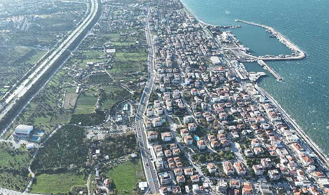 İzmir Güzelbahçe'de trafik rahatlıyor