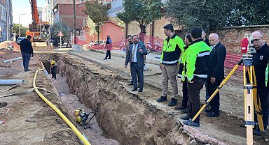 İzmir Ödemiş'te altyapıda yoğun tempo