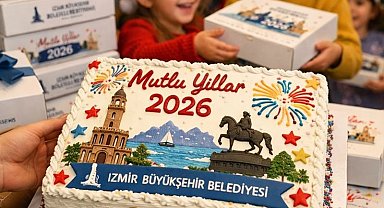 İzmir'de yeni yıl pastaları bu yıl da Büyükşehir'den