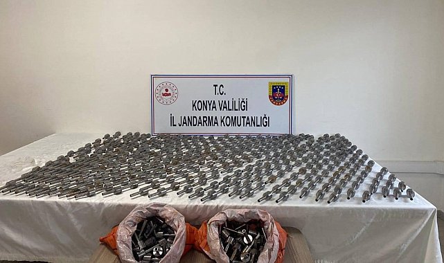 Jandarma ekipleri 586 adet tabanca namlusu ele geçirdi