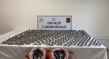 Jandarma ekipleri 586 adet tabanca namlusu ele geçirdi