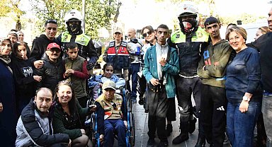 Jandarmadan özel ihtiyaçlı çocuklara anlamlı ziyaret