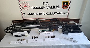 Jandarmadan silah ve tarihi eser operasyonu: 4 gözaltı