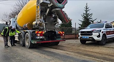 Jandarmadan ticari araçlara kış lastiği denetimi