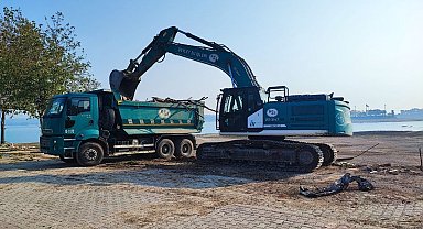 Kaçak yapıların yıkım işlemleri devam ediyor