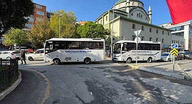 Kağıthane Belediyesi mezarlık ziyaretlerini kolaylaştırıyor