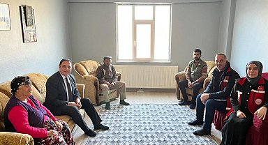 Kağızman'da şehit ve gazi aileleri ziyaret edildi