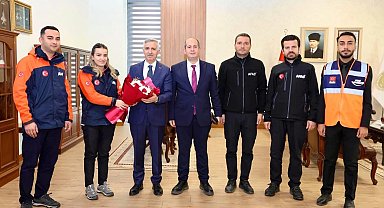 Kahramanmaraş AFAD heyetinden Vali Ünlüer'e ziyaret